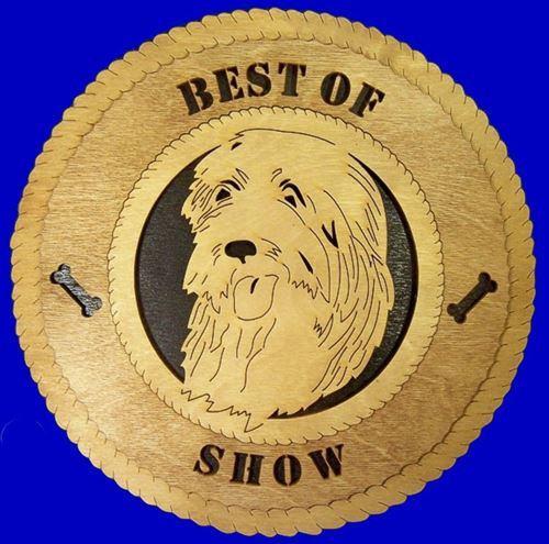 Laser Pics and Gifts: ENGLISH SHEEPDOG Dog Plaque - Laser Pics & Gifts