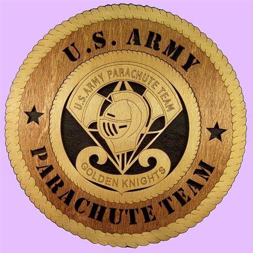 Laser Pics and Gifts: 12" GOLDEN KNIGHTS Military Plaque - Laser Pics & Gifts