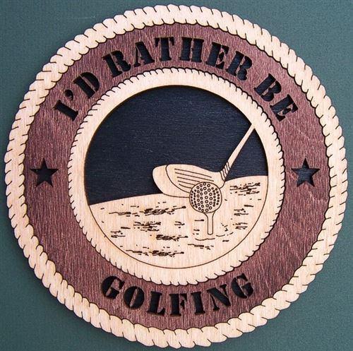 Laser Pics and Gifts: 12" GOLF Plaque - Laser Pics & Gifts