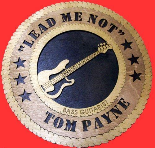 Laser Pics and Gifts: 12" GUITAR Plaque - Laser Pics & Gifts
