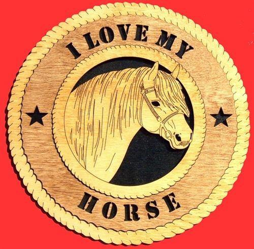 Laser Pics and Gifts: 12" PONY HEAD Plaque - Laser Pics & Gifts