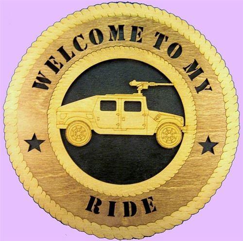 Laser Pics and Gifts: 12" HUMVEE Military Plaque - Laser Pics & Gifts