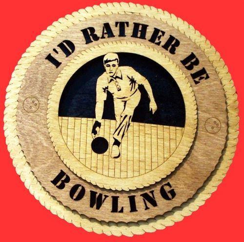 Laser Pics and Gifts: 12" MALE BOWLER Plaque - Laser Pics & Gifts