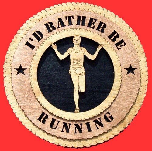 Laser Pics and Gifts: 12" MALE RUNNER Plaque - Laser Pics & Gifts