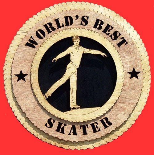Laser Pics and Gifts: 12" MALE SKATER Plaque - Laser Pics & Gifts