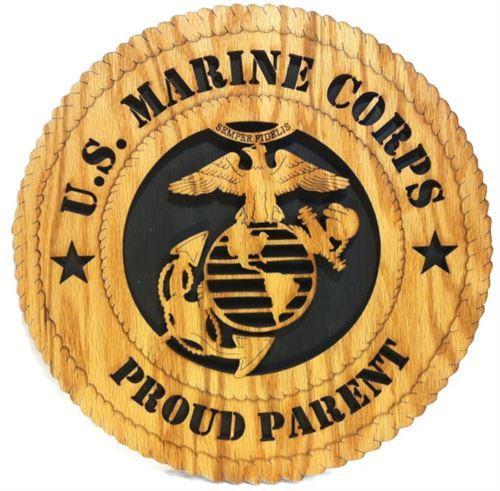 Laser Pics and Gifts: 12" MARINE Military Plaque - Laser Pics & Gifts