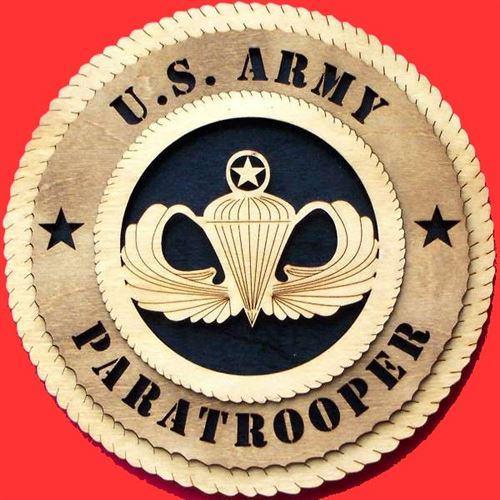 Laser Pics and Gifts: 12" MASTER PARATROOPER Military Plaque - Laser Pics & Gifts