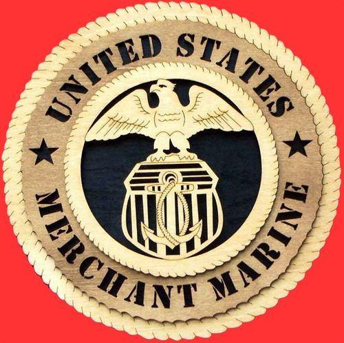 MERCHANT MARINE Military Plaque