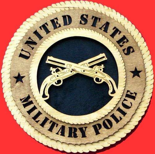Handcrafted Military Police Plaques