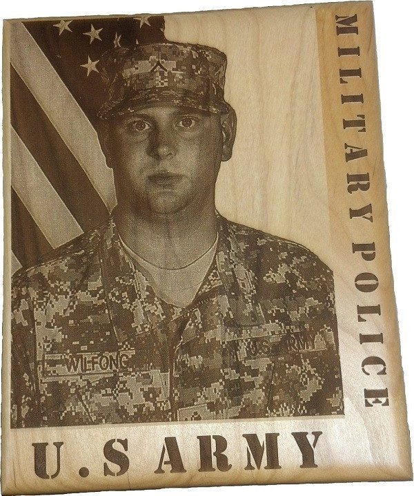 Laser Pics and Gifts: Engraved Military Photo - Laser Pics & Gifts