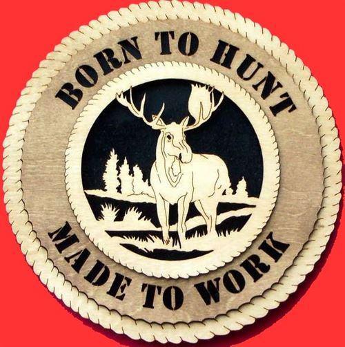 Laser Pics and Gifts: 12" MOOSE Plaque - Laser Pics & Gifts