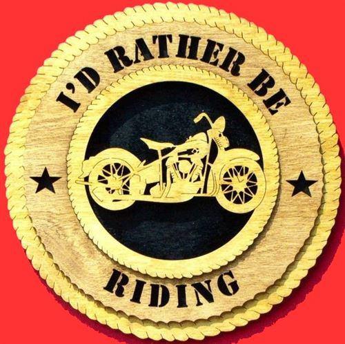 Laser Pics and Gifts: 12" MOTORCYCLE Plaque - Laser Pics & Gifts