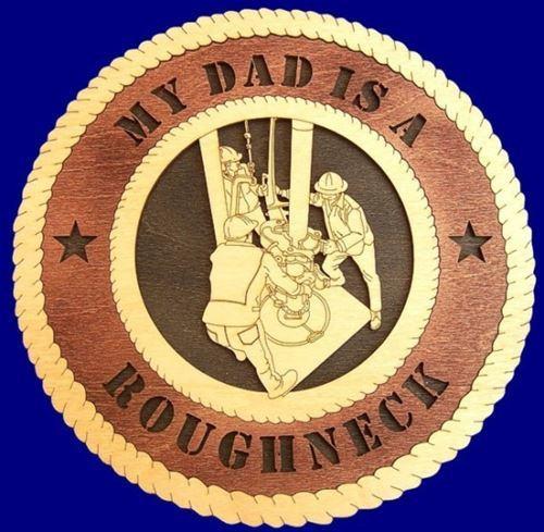 Laser Pics and Gifts: 12" OIL RIG ROUGHNECKS Professional Plaque - Laser Pics & Gifts
