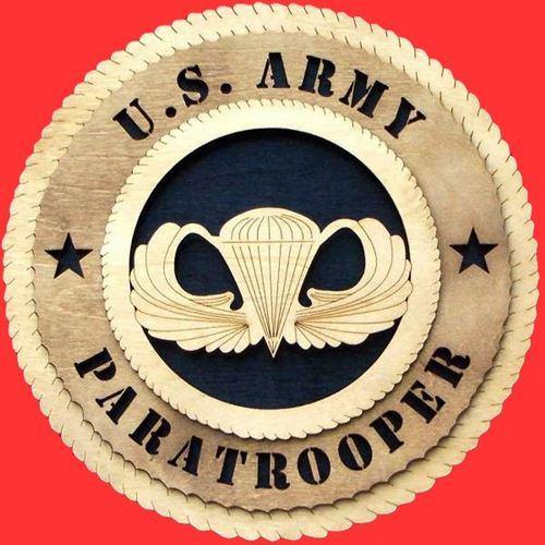 Laser Pics and Gifts: 12" PARATROOPER Military Plaque - Laser Pics & Gifts
