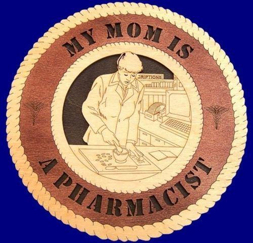 Laser Pics and Gifts: 12" PHARMACIST FEMALE Professional Plaque - Laser Pics & Gifts