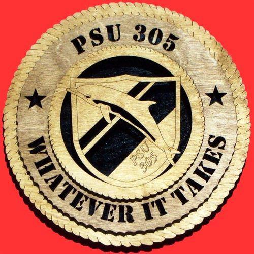 Laser Pics and Gifts: 12" PSU 305 Military Plaque - Laser Pics & Gifts