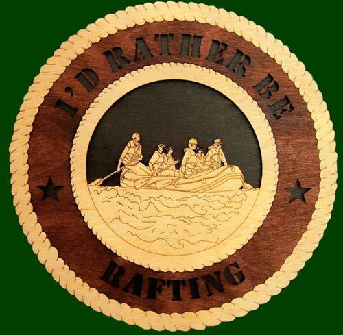 Laser Pics and Gifts: 12" RAFTING Plaque - Laser Pics & Gifts