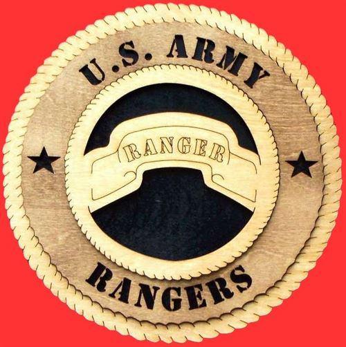Laser Pics and Gifts: 12" RANGER Military Plaque - Laser Pics & Gifts