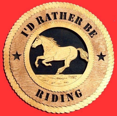 Laser Pics and Gifts: 12" REARING HORSE Plaque - Laser Pics & Gifts