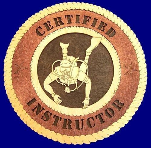 Laser Pics and Gifts: 12" SCUBA DIVER Professional Plaque - Laser Pics & Gifts
