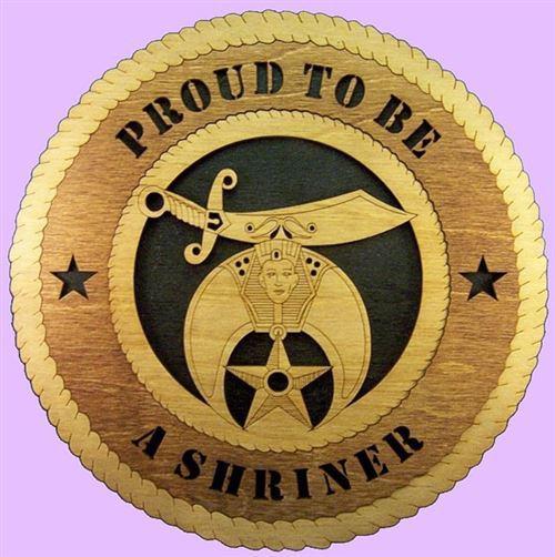 Laser Pics and Gifts: 12" Shriner Plaque - Laser Pics & Gifts