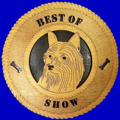 Laser Pics and Gifts: 12" SILKY TERRIER Dog Plaque - Laser Pics & Gifts