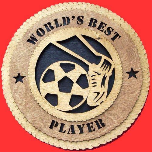 Laser Pics and Gifts: 12" SOCCER KICK Plaque - Laser Pics & Gifts