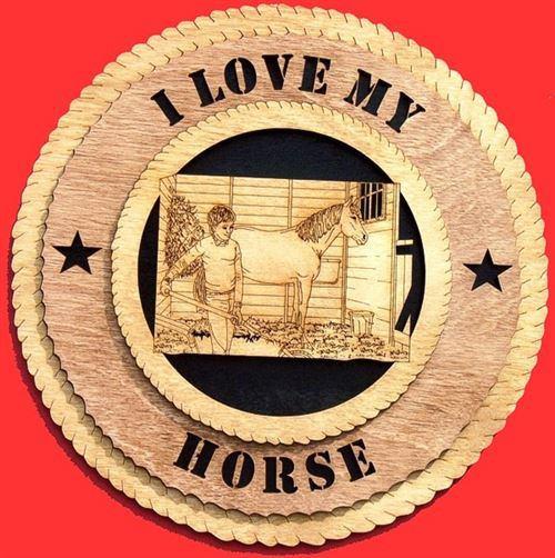 Laser Pics and Gifts: 12" STABLE Plaque - Laser Pics & Gifts