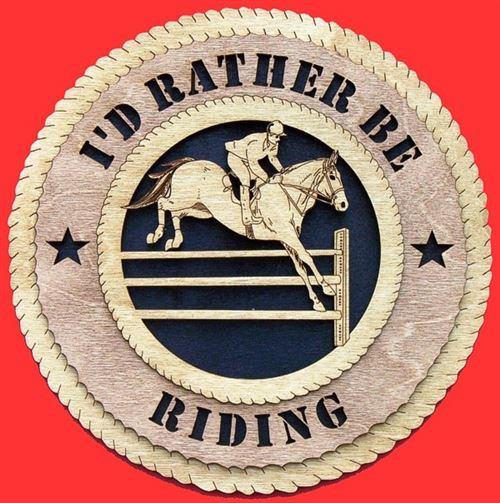 Laser Pics and Gifts: 12" STEEPLE CHASE Plaque - Laser Pics & Gifts