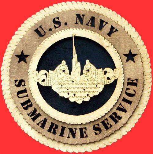 Laser Pics and Gifts: 12" SUBMARINE Military Plaque - Laser Pics & Gifts