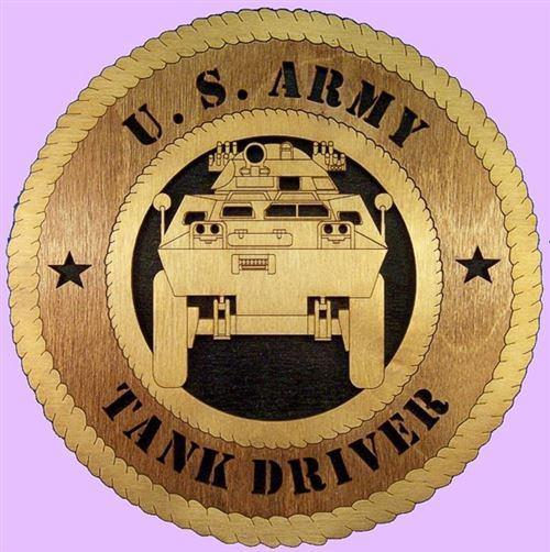 Laser Pics and Gifts: 12" TANK Military Plaque - Laser Pics & Gifts