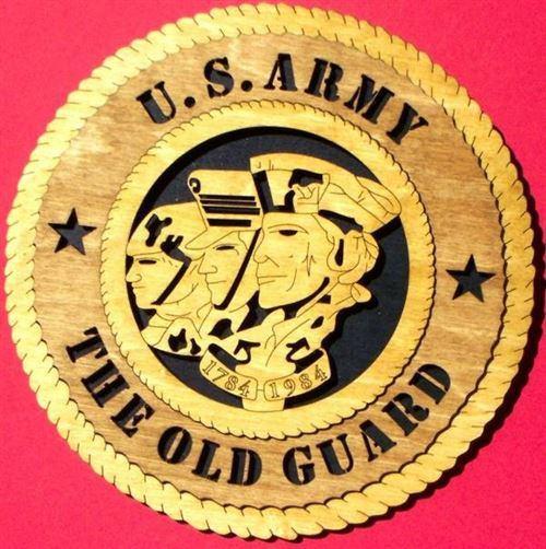 Laser Pics and Gifts: 12" THE OLD GUARD Military Plaque - Laser Pics & Gifts