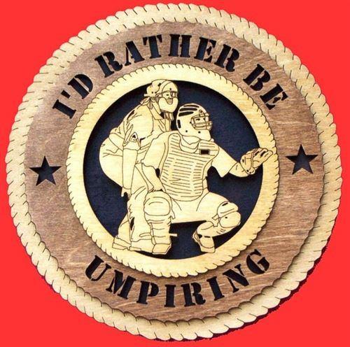 Laser Pics and Gifts: 12" UMPIRE Plaque - Laser Pics & Gifts