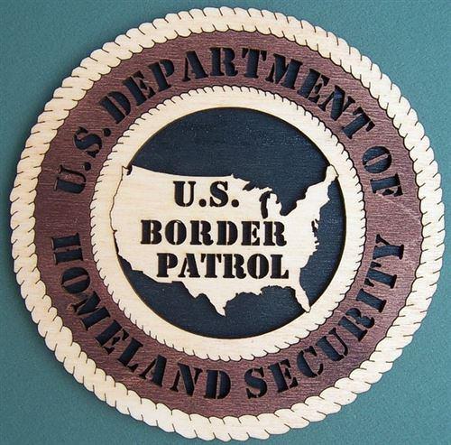 Laser Pics and Gifts: 12" U.S. BORDER PATROL Professional Plaque - Laser Pics & Gifts