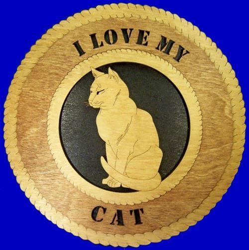 Laser Pics and Gifts: 12" SNOOZE CAT Plaque - Laser Pics & Gifts